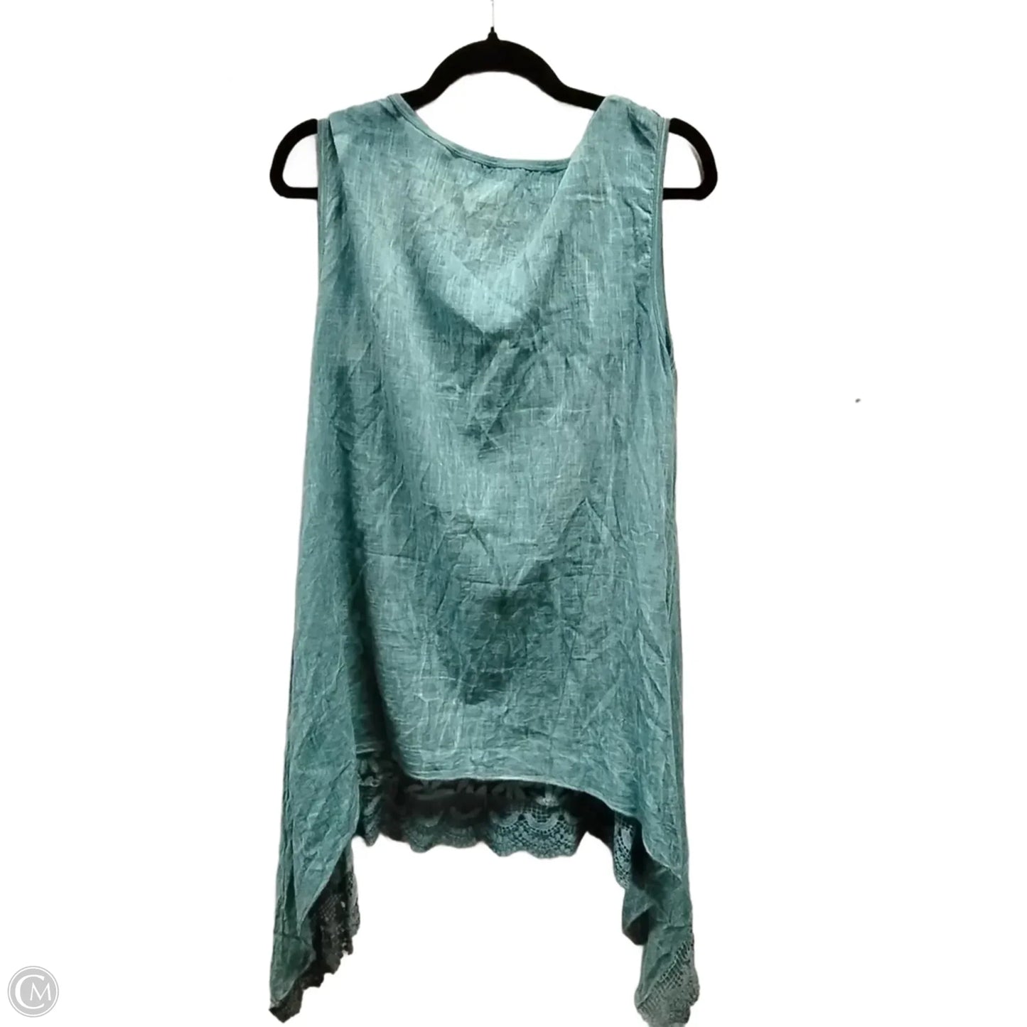 Blouse Sleeveless By Clothes Mentor In Blue, Size: M