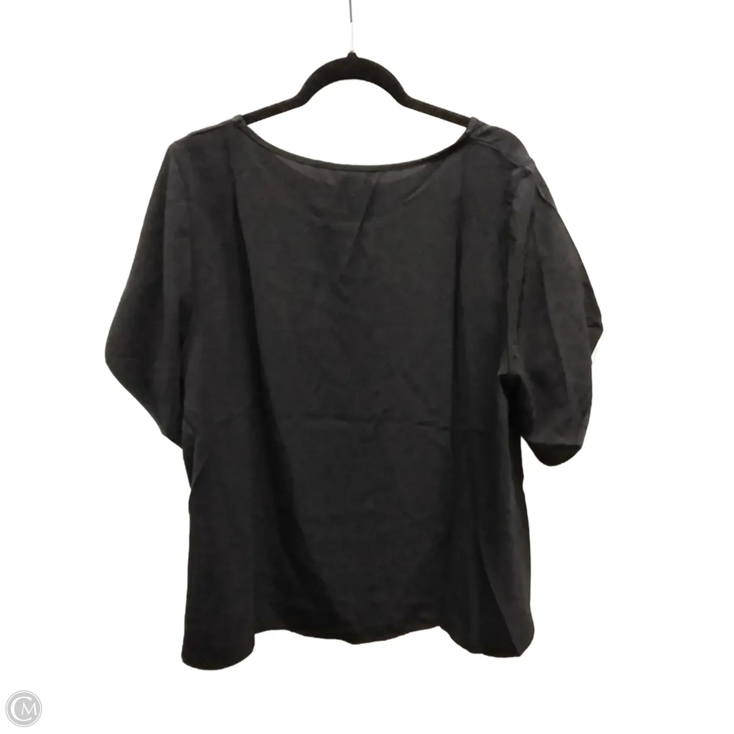 Top Short Sleeve By Bloomchic In Black, Size: Xl