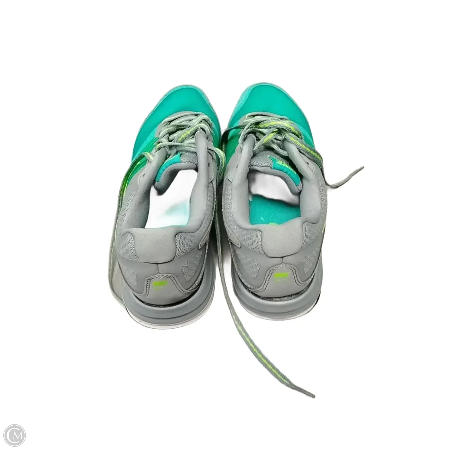 Shoes Athletic By Nike In Green & Grey, Size: 8