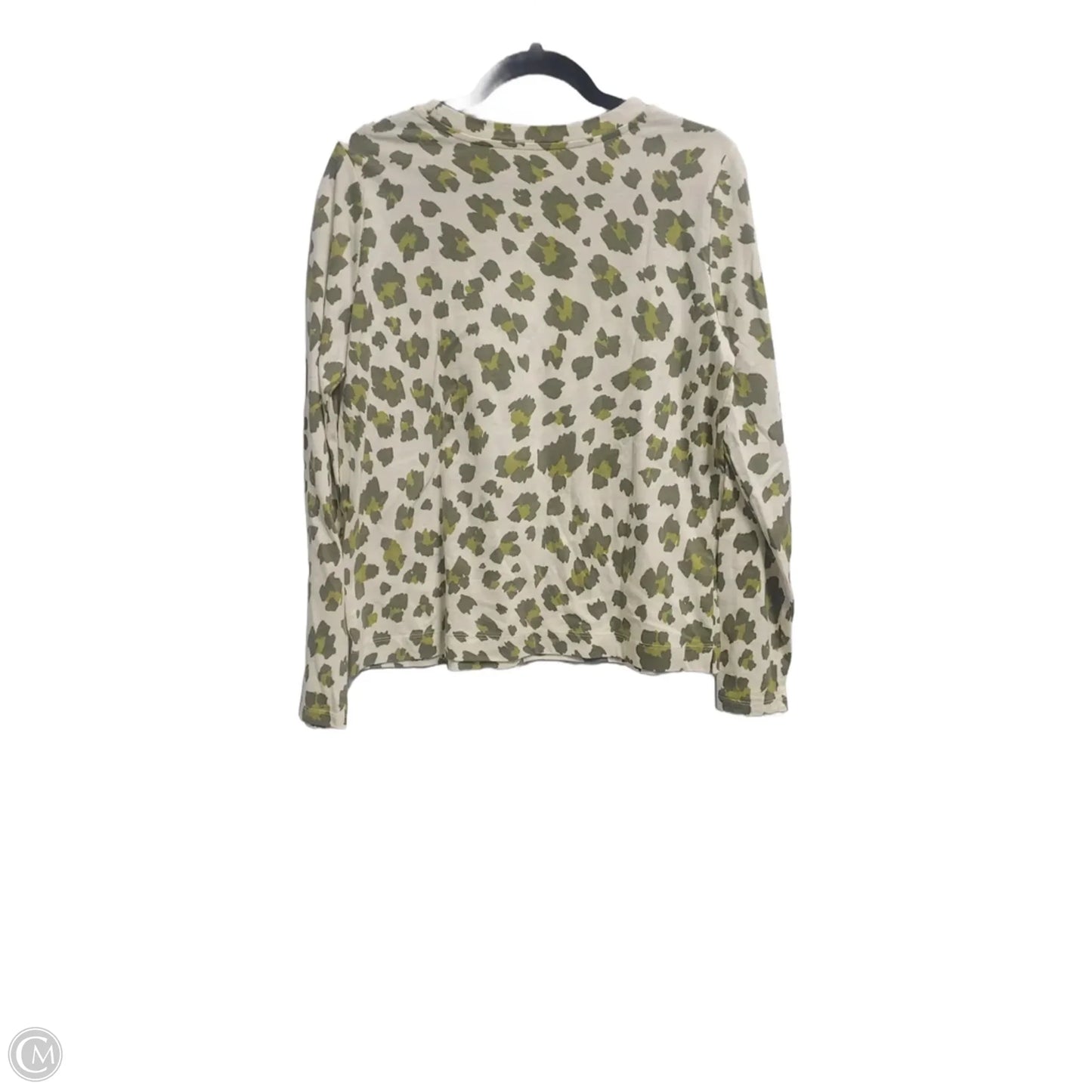 Top Long Sleeve By Loft In Leopard Print, Size: M