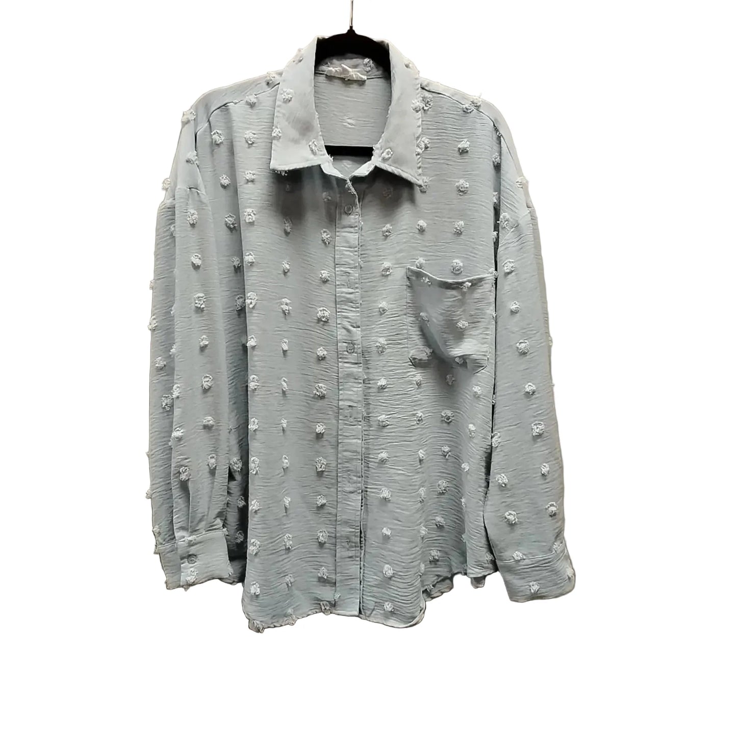 Top Long Sleeve By Clothes Mentor In Blue, Size: L