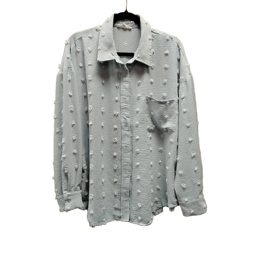 Top Long Sleeve By Clothes Mentor In Blue, Size: L