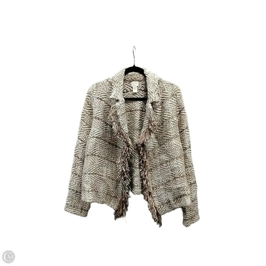 Sweater Cardigan By Chicos In Multi-colored, Size: L