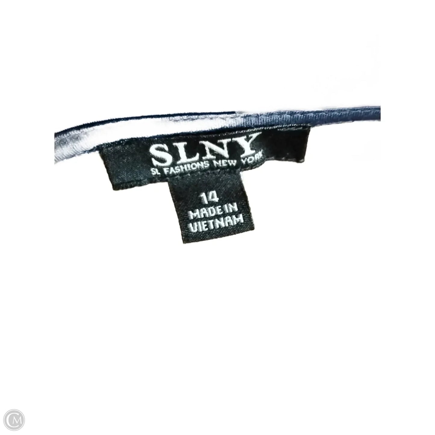 Dress Party Short By Clothes Mentor In Black & White, Size: 14