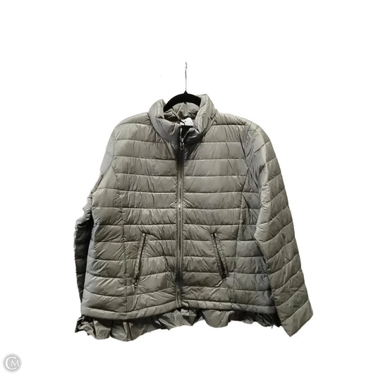 Coat Puffer & Quilted By Lane Bryant In Grey, Size: Xl
