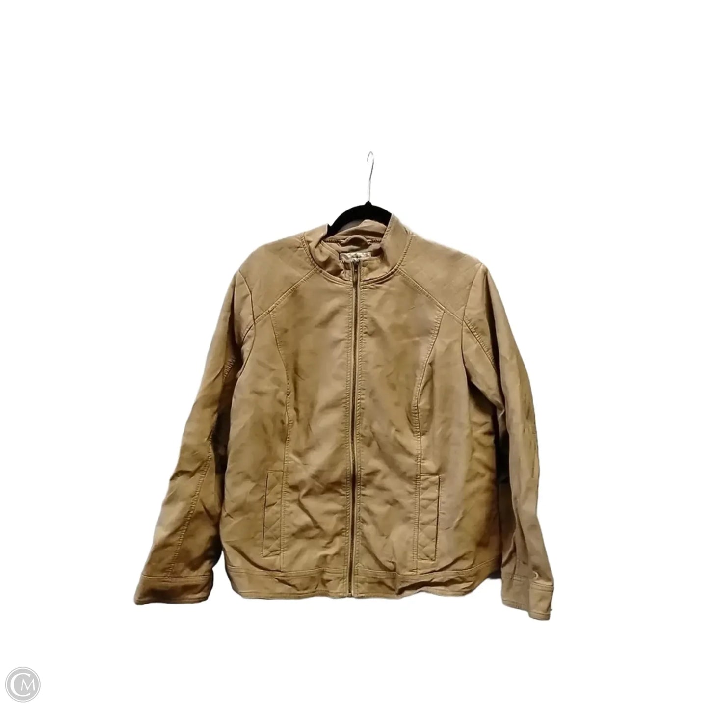 Jacket Other By Cj Banks In Tan, Size: 1x