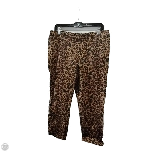 Pants Dress By Isaac Mizrahi In Leopard Print, Size: 16