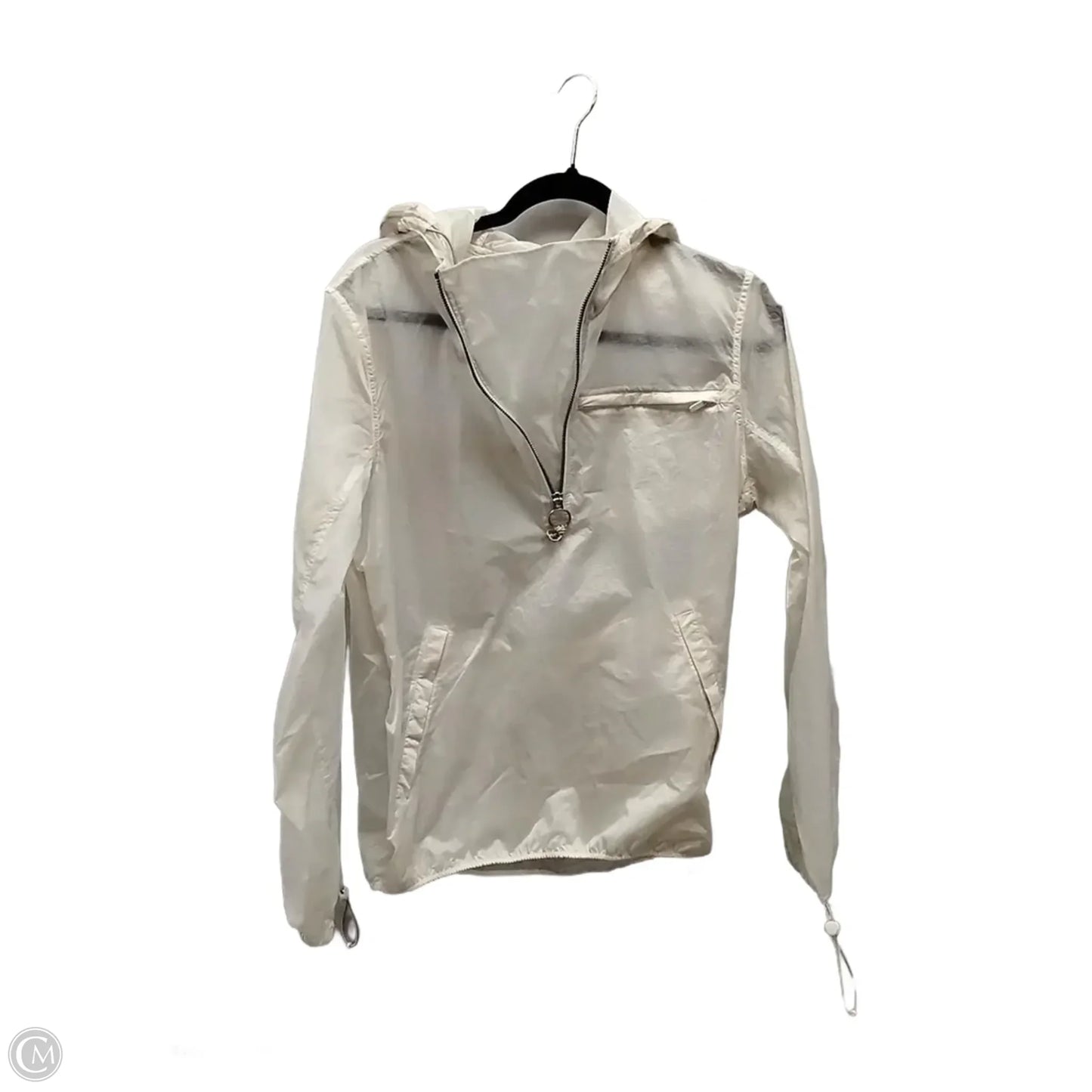 Athletic Jacket By Lululemon In Beige, Size: S