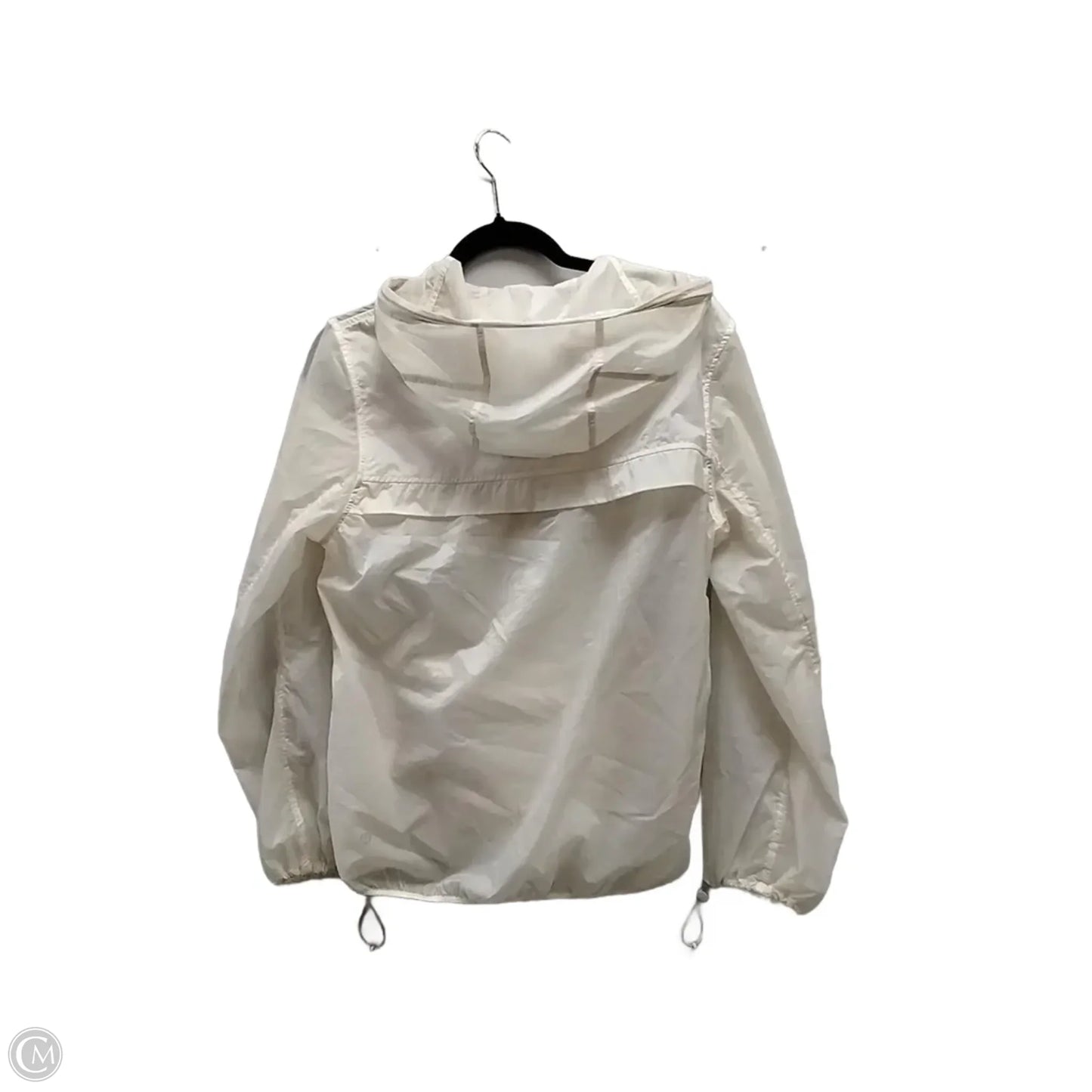 Athletic Jacket By Lululemon In Beige, Size: S