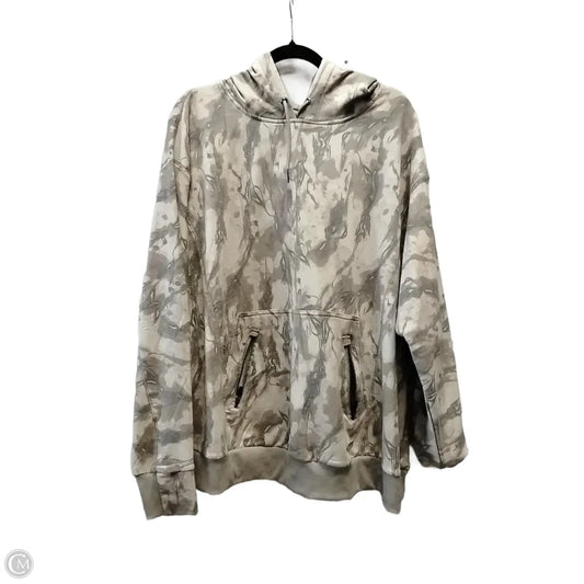 Sweatshirt Hoodie By Nine West In Brown, Size: 3x
