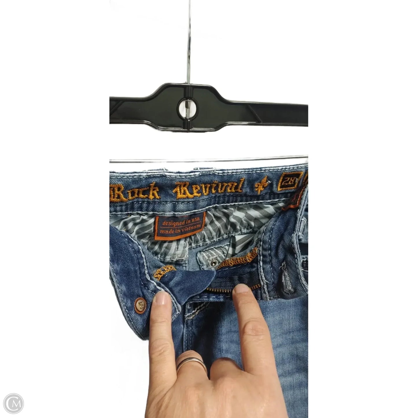 Jeans Boot Cut By Rock Revival In Blue, Size: 6