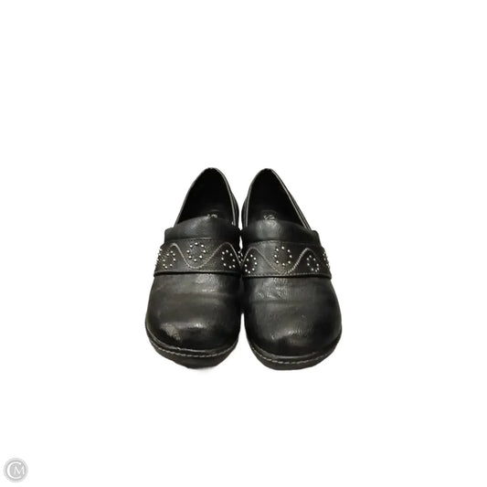 Shoes Heels Wedge By Sofft In Navy, Size: 8