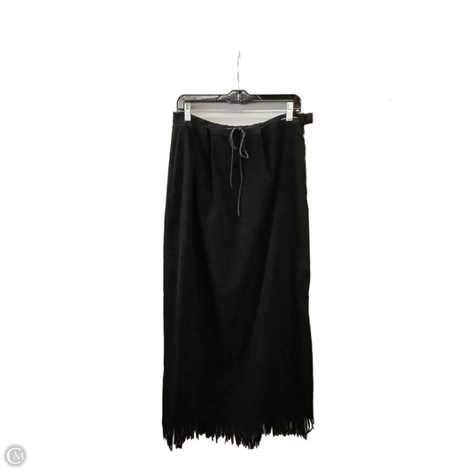 Skirt Maxi By Casual Corner In Black, Size: L