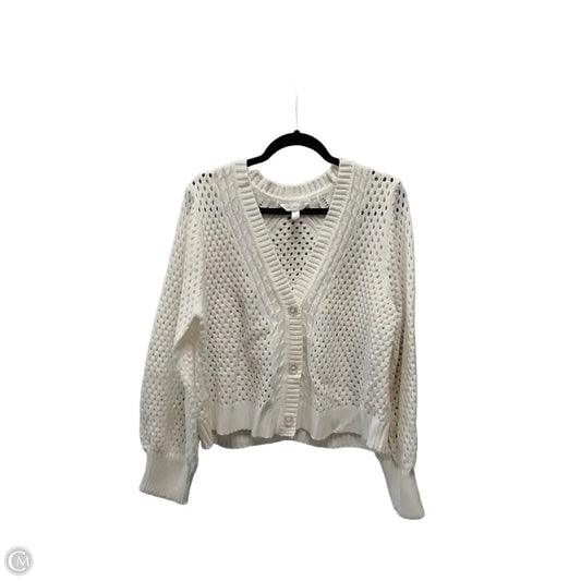 Sweater Cardigan By No Boundaries In White, Size: Xxl