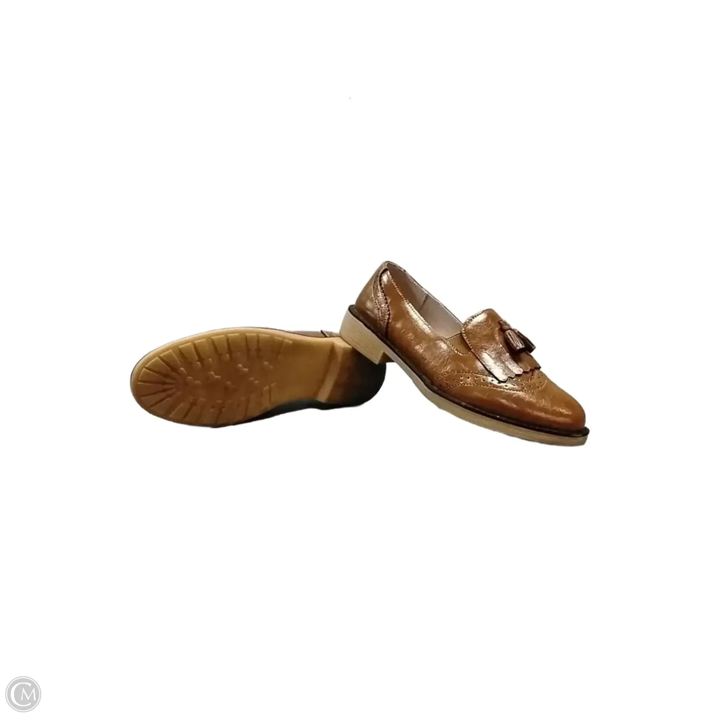 Shoes Flats By Clothes Mentor In Brown, Size: 7.5