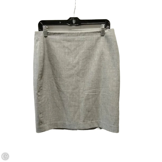 Skirt Midi By Banana Republic In Grey, Size: 8p