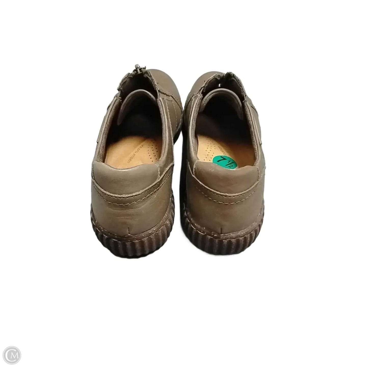 Shoes Flats By Clarks In Brown, Size: 7.5