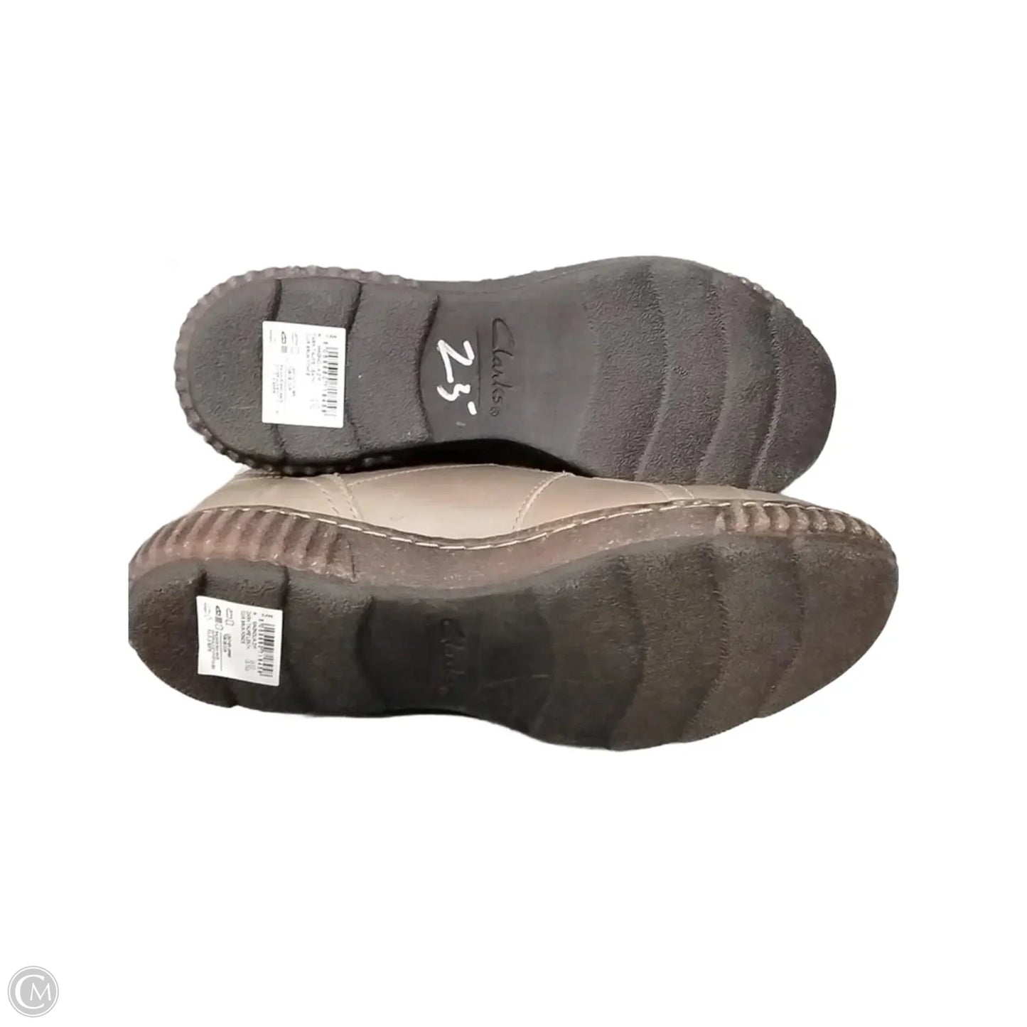 Shoes Flats By Clarks In Brown, Size: 7.5