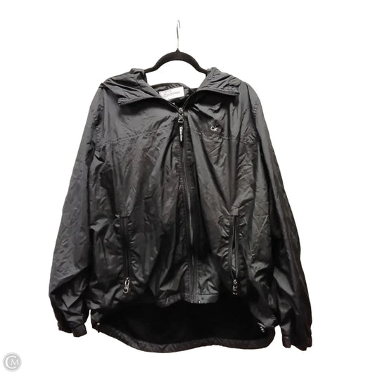Jacket Puffer & Quilted By Calvin Klein In Black, Size: Xxl