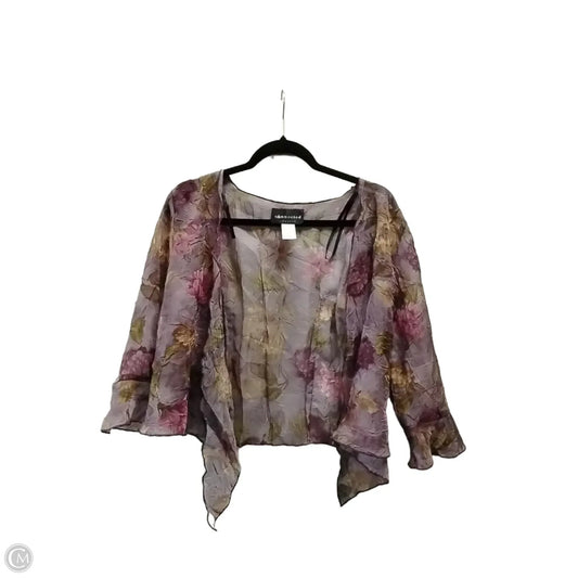 Top Long Sleeve By Connected Apparel In Purple, Size: 10