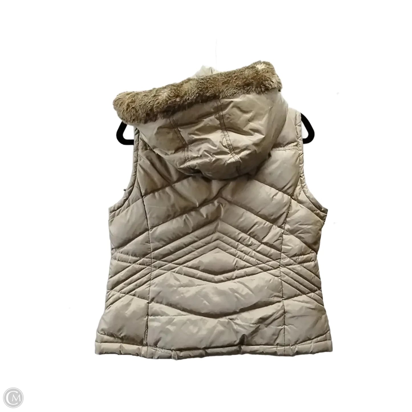 Vest Puffer & Quilted By Loft In Tan, Size: 8