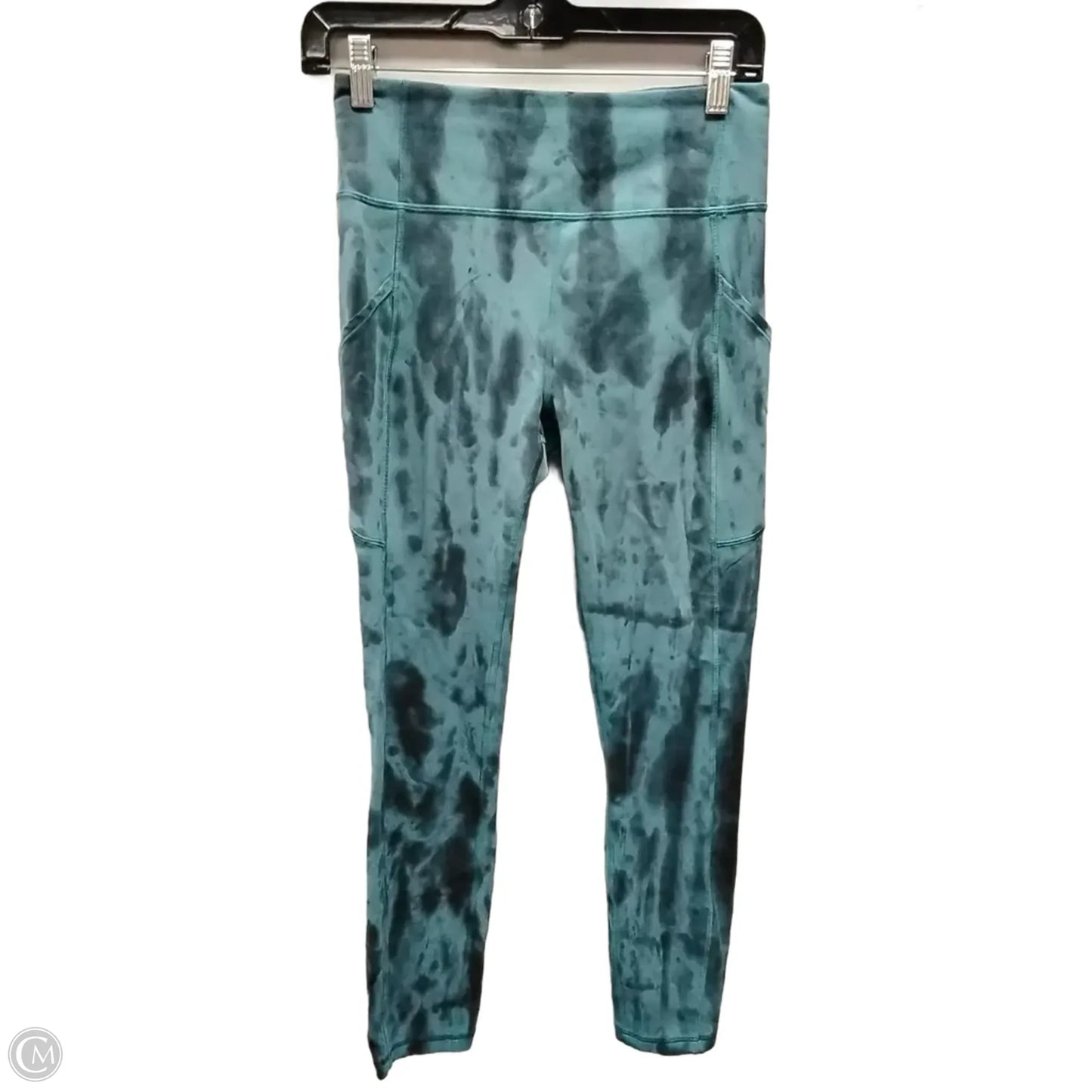 Athletic Leggings By Lululemon In Tie Dye Print, Size: S