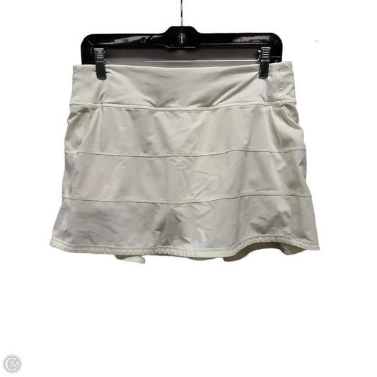 Athletic Skort By Lululemon In Yellow, Size: S