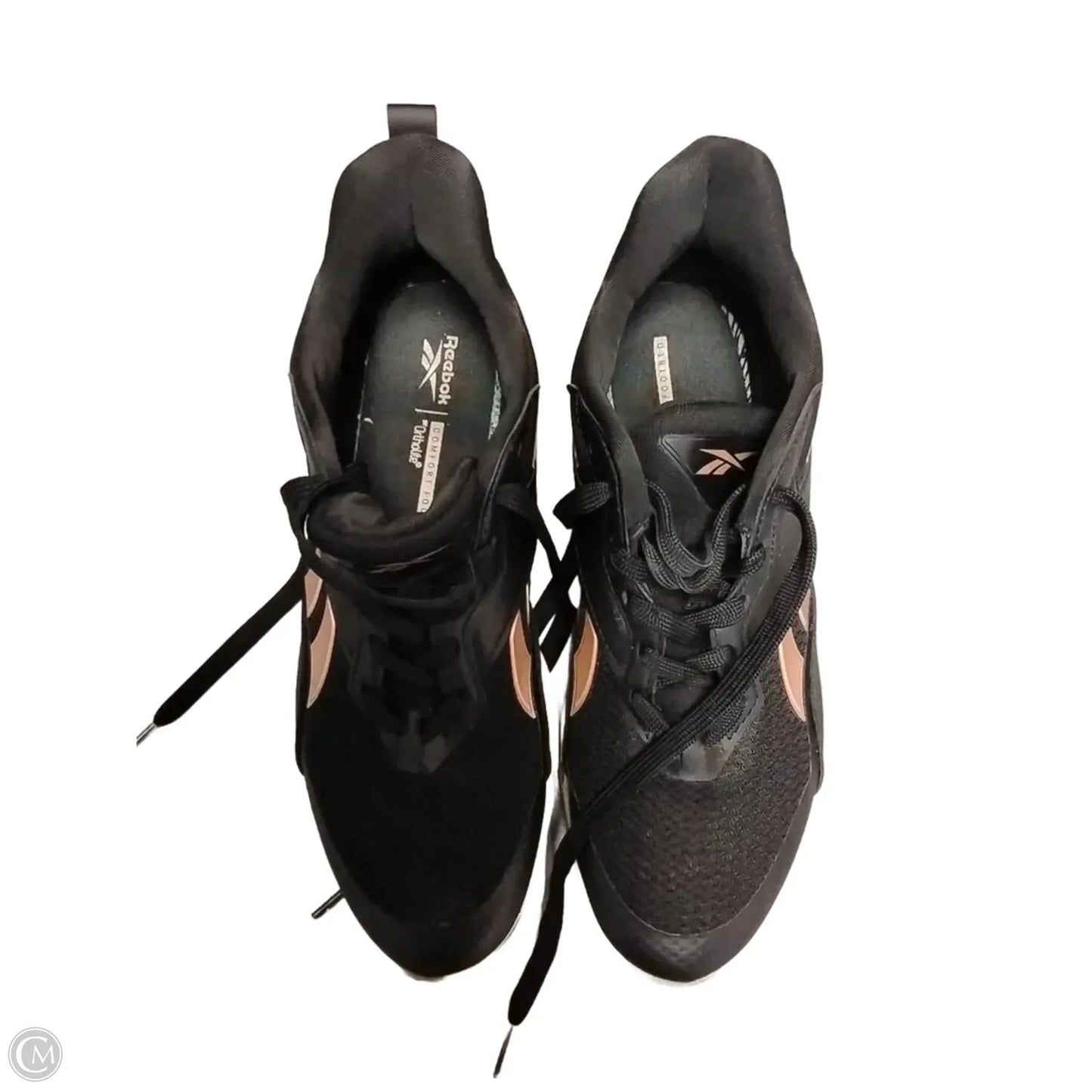 Shoes Athletic By Reebok In Black, Size: 9.5