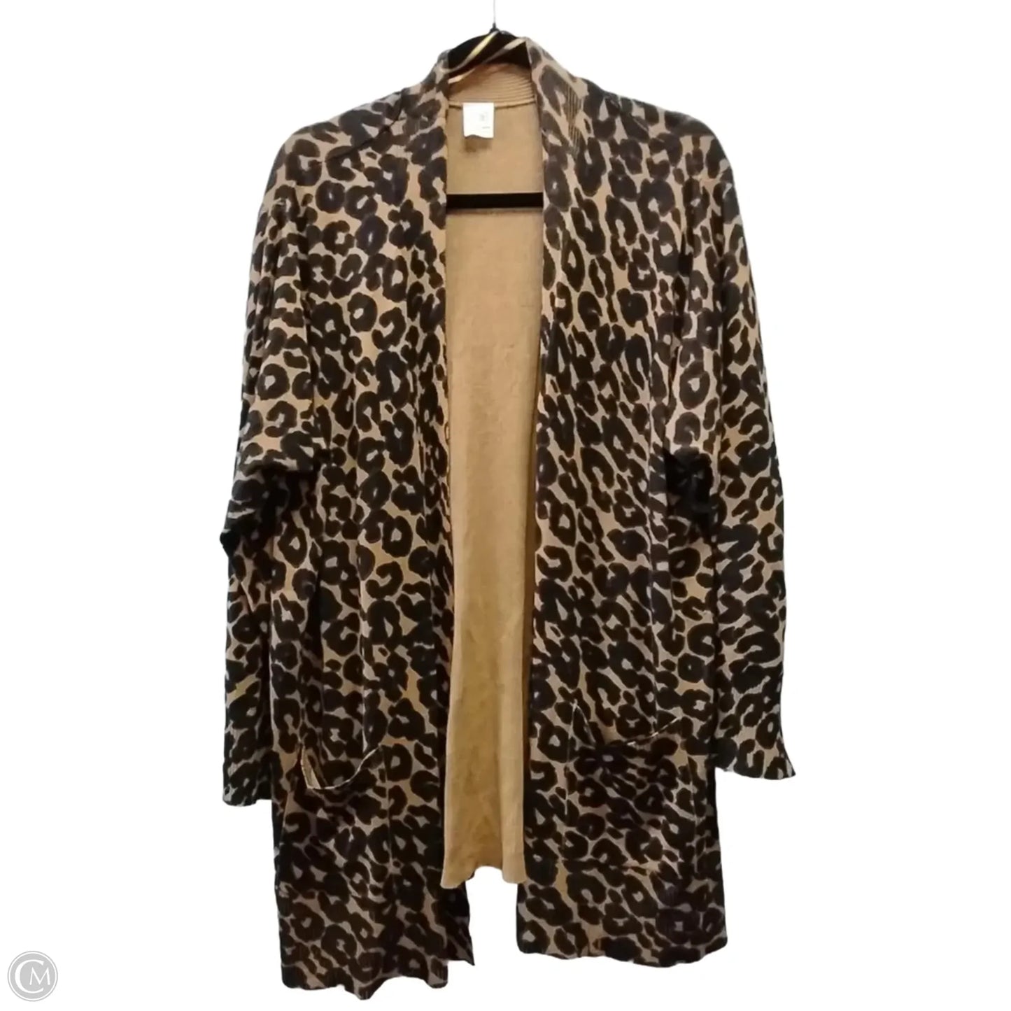 Sweater By Terra & Sky In Leopard Print, Size: 2x