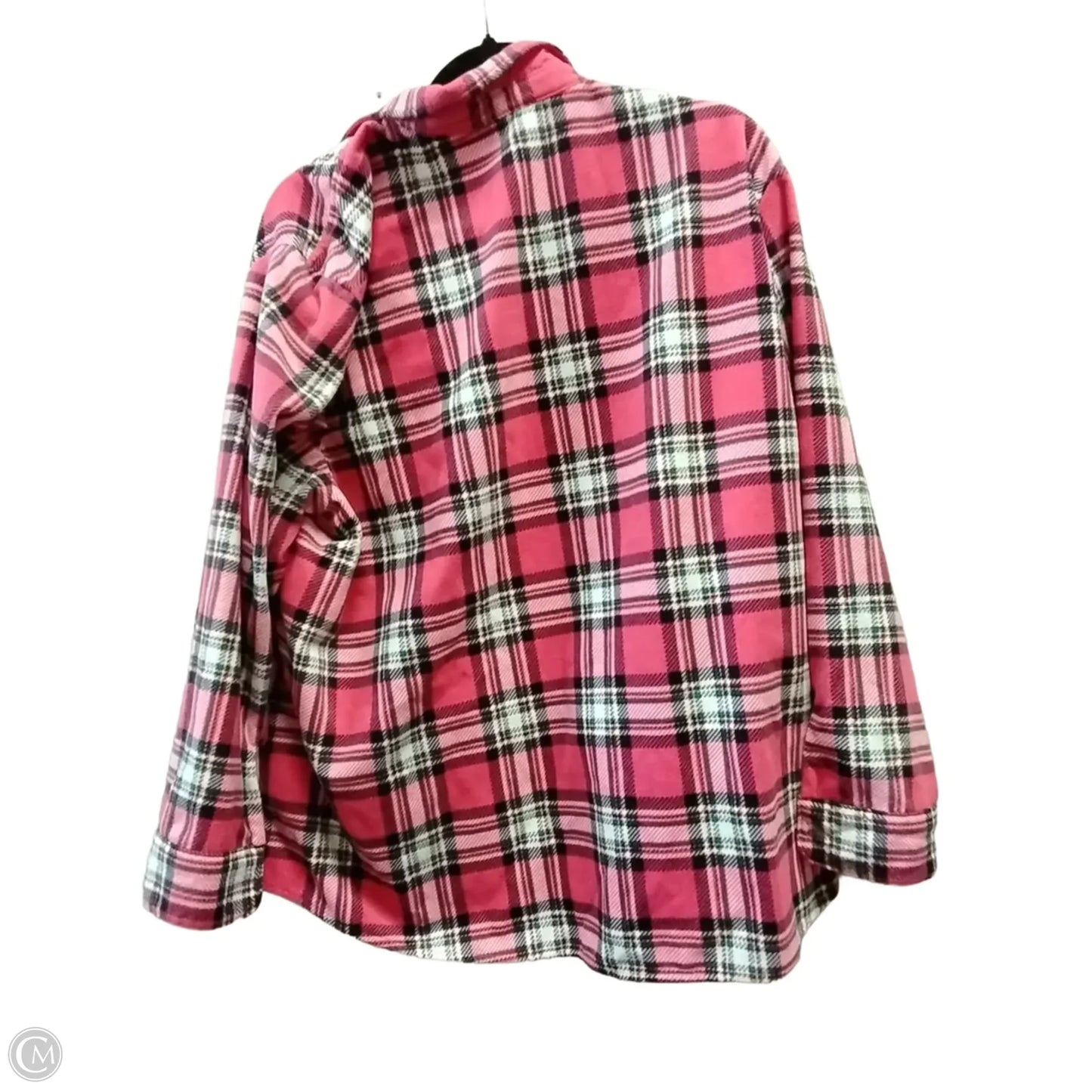 Top Long Sleeve By Riders In Plaid Pattern, Size: 2x