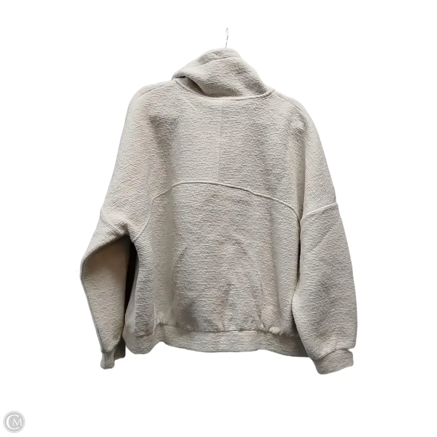 Sweatshirt Collar By Calia In Beige, Size: Xxl