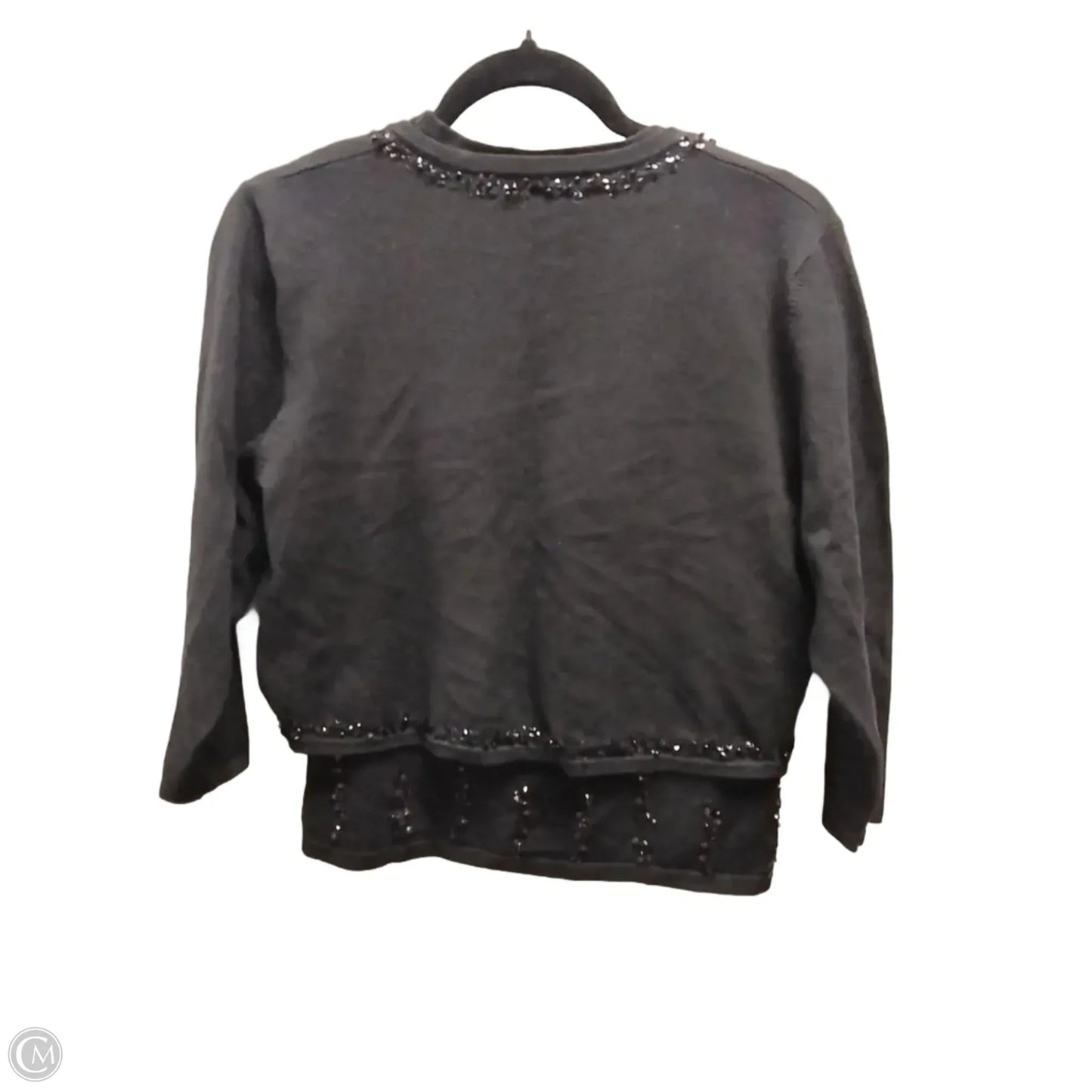 Sweater 2pc By Jade In Black, Size: L