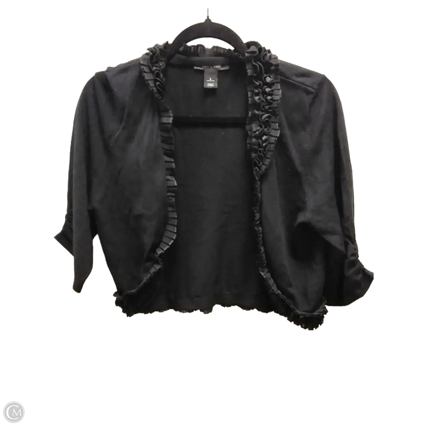 Sweater Cardigan By White House Black Market In Black, Size: L