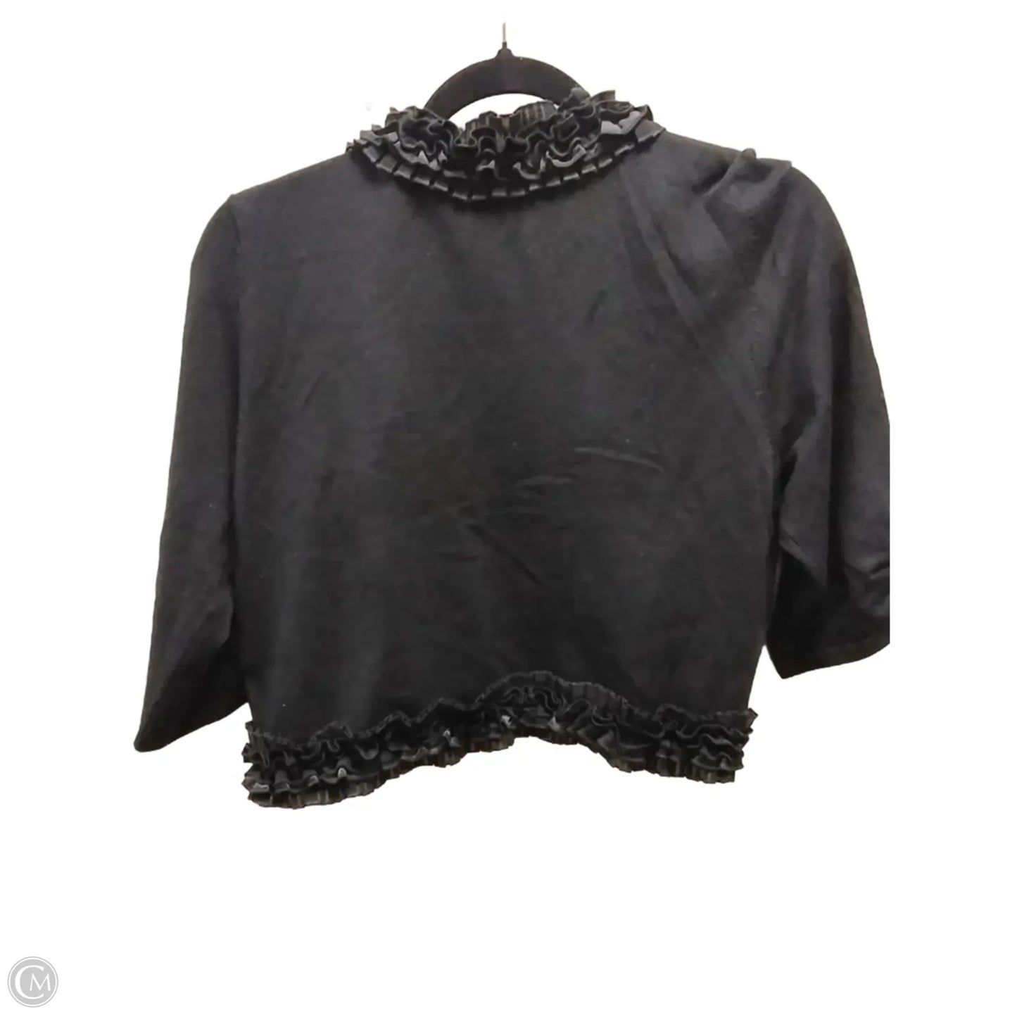 Sweater Cardigan By White House Black Market In Black, Size: L