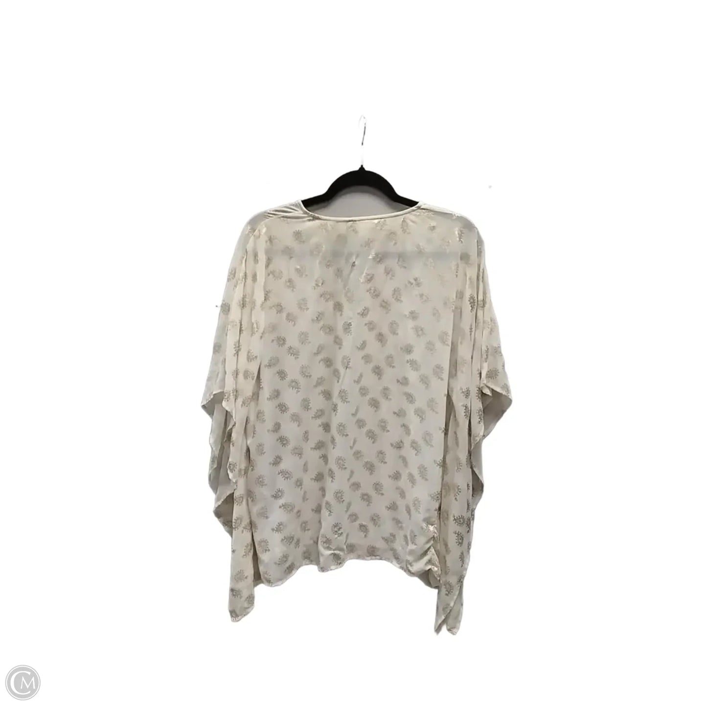 Blouse 3/4 Sleeve By Michael By Michael Kors In Leopard Print, Size: Xl
