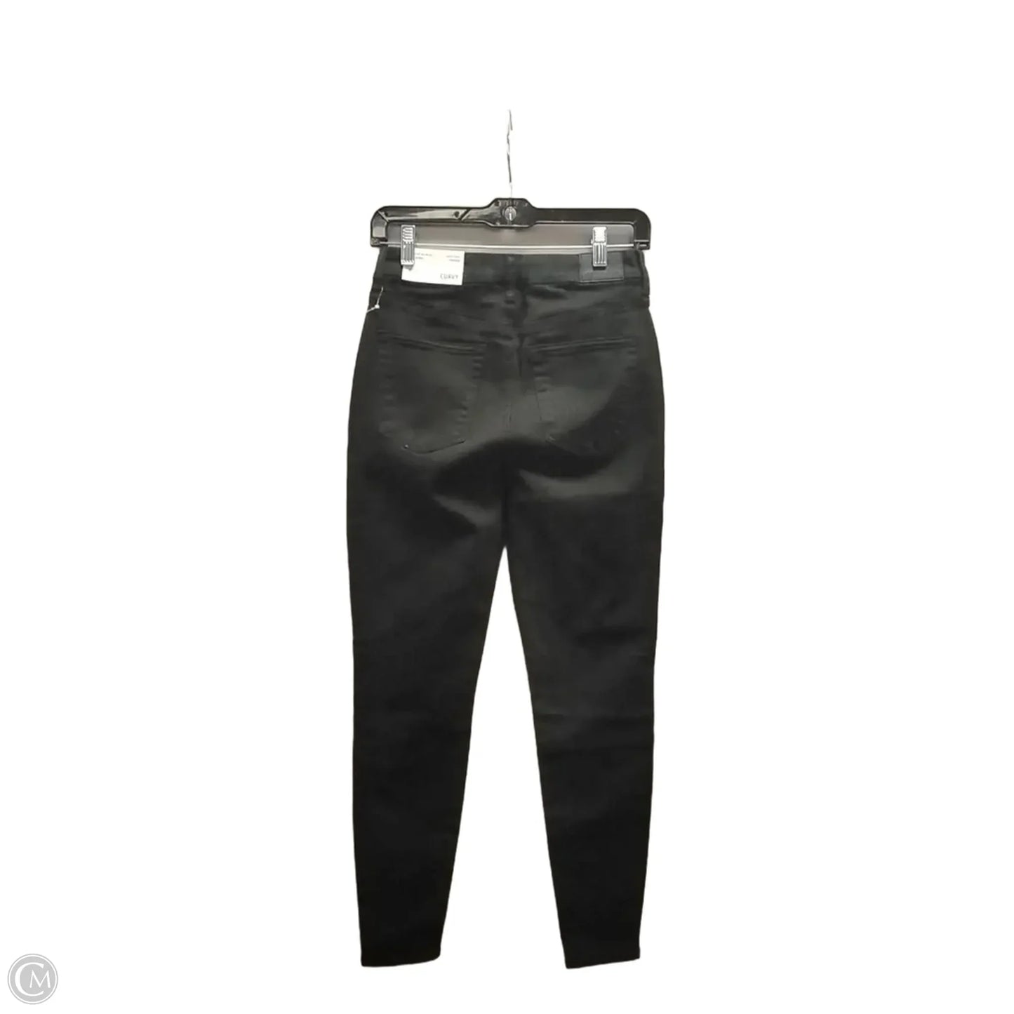 Jeans Straight By American Eagle In Black, Size: 4