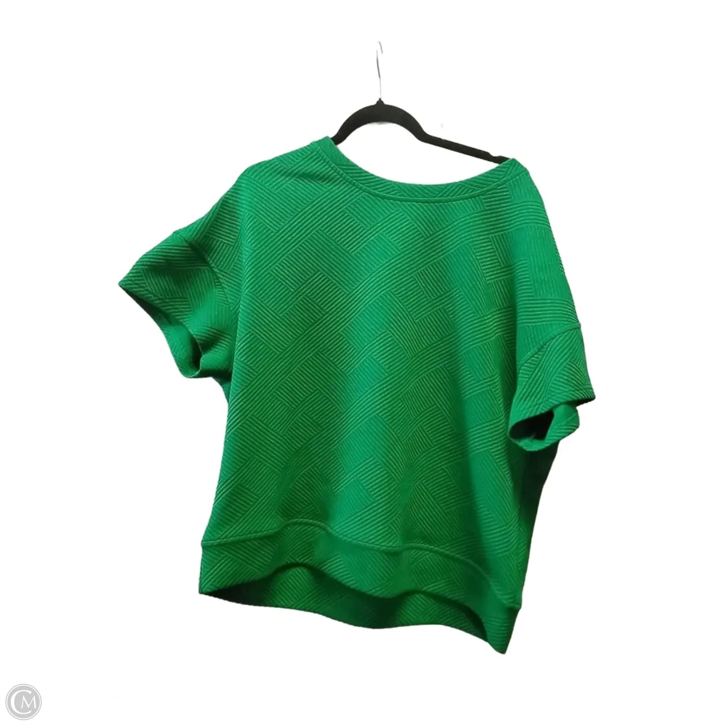 Sweatshirt Crewneck By Clothes Mentor In Green, Size: L