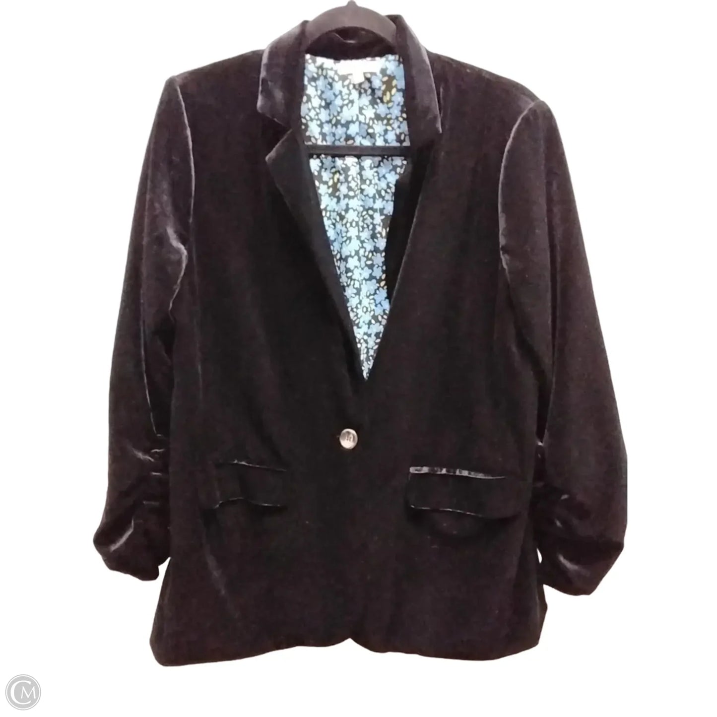 Blazer By Clothes Mentor In Black, Size: M