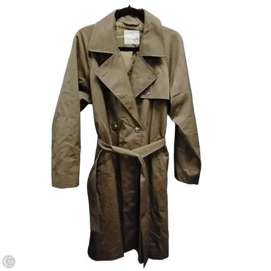 Coat Trench Coat By Everlane In Green, Size: Xl