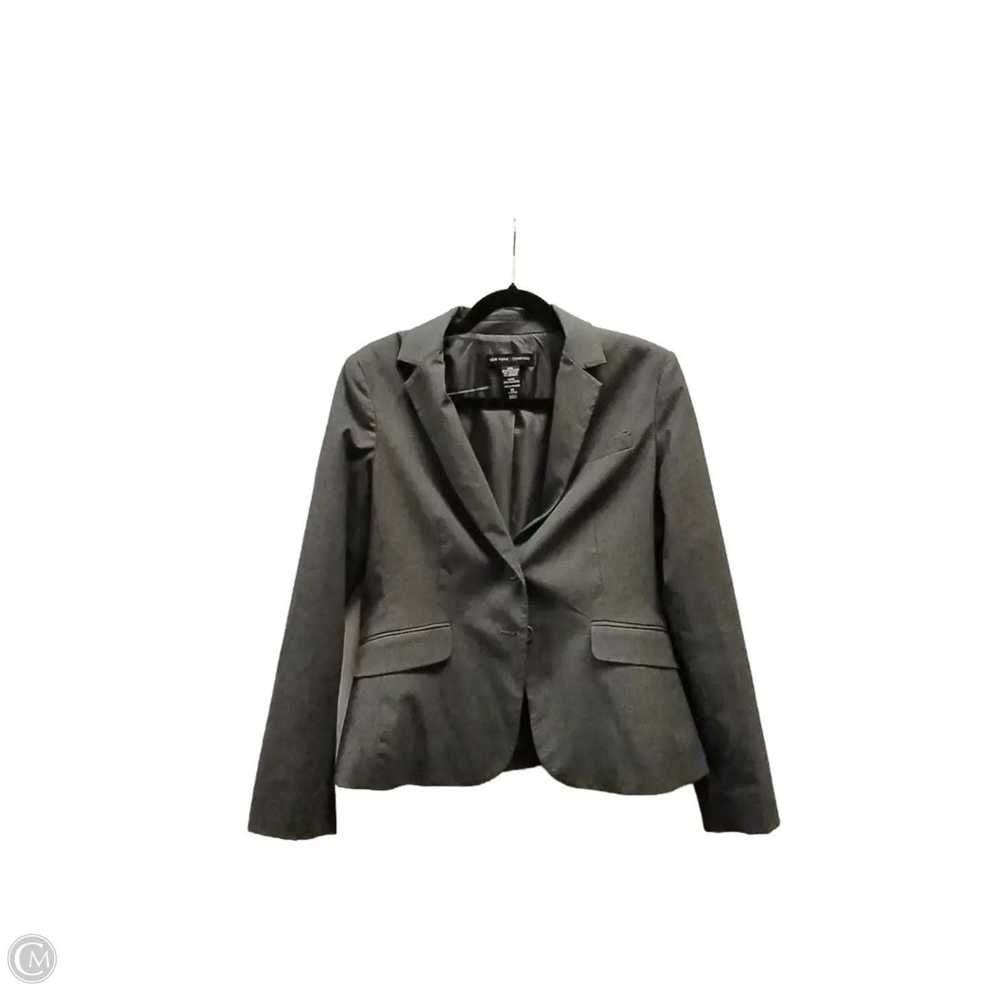 Blazer By New York And Co In Grey, Size: 10