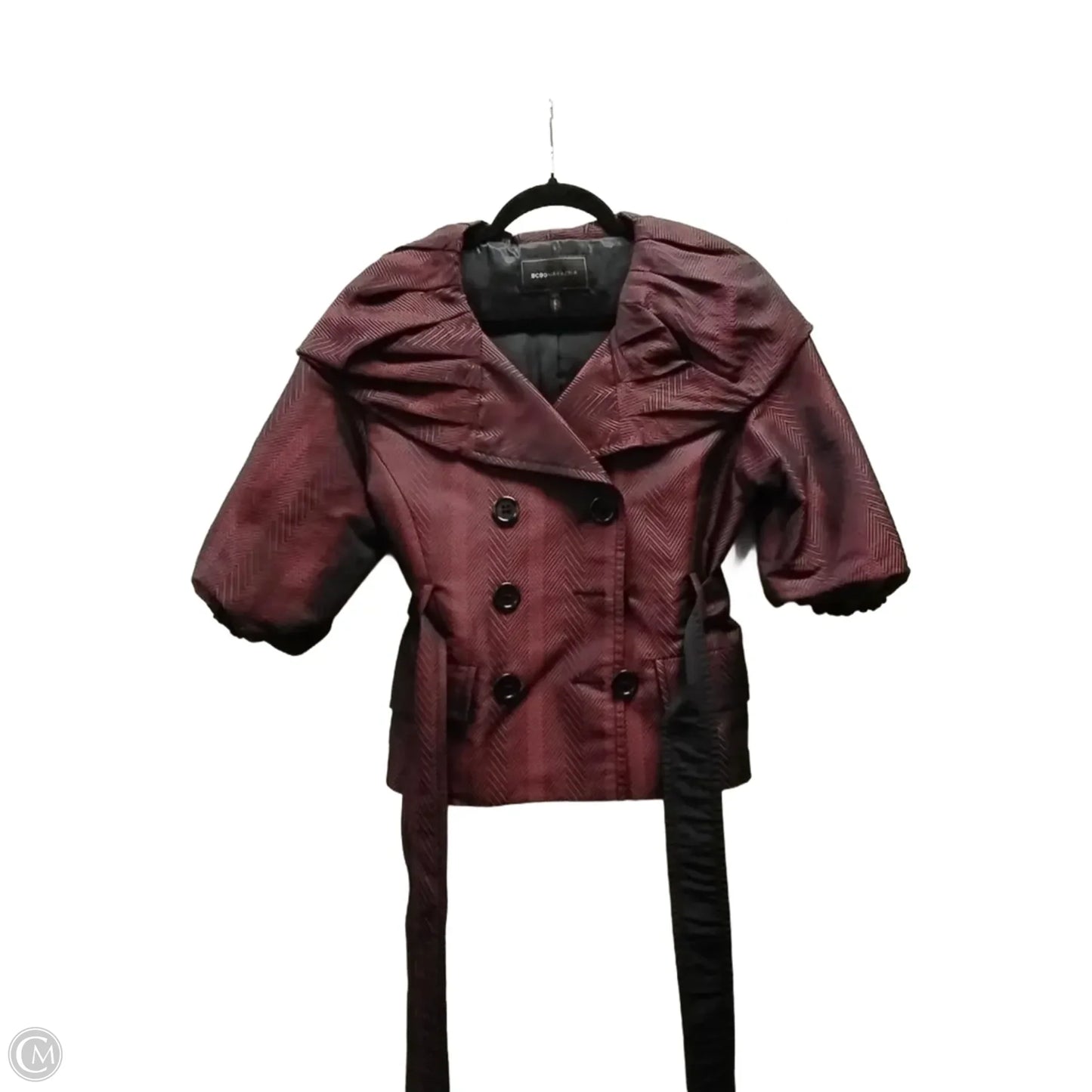 Jacket Other By Bcbgmaxazria In Black & Purple, Size: Xs