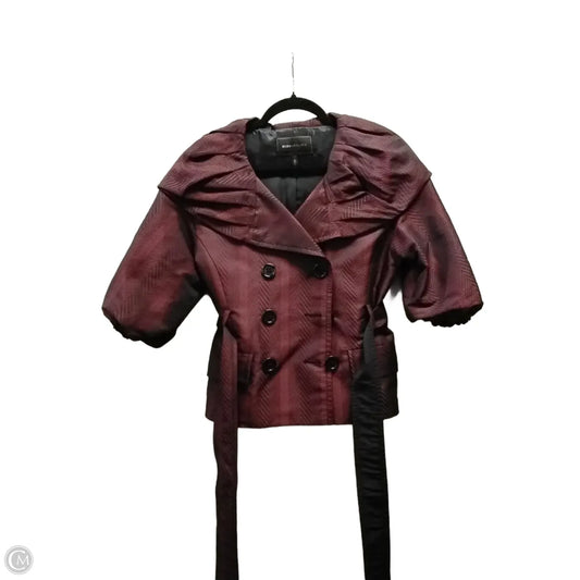 Jacket Other By Bcbgmaxazria In Black & Purple, Size: Xs