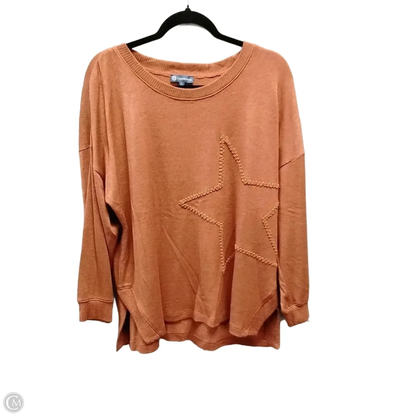 Sweater By Democracy In Orange, Size: Xl
