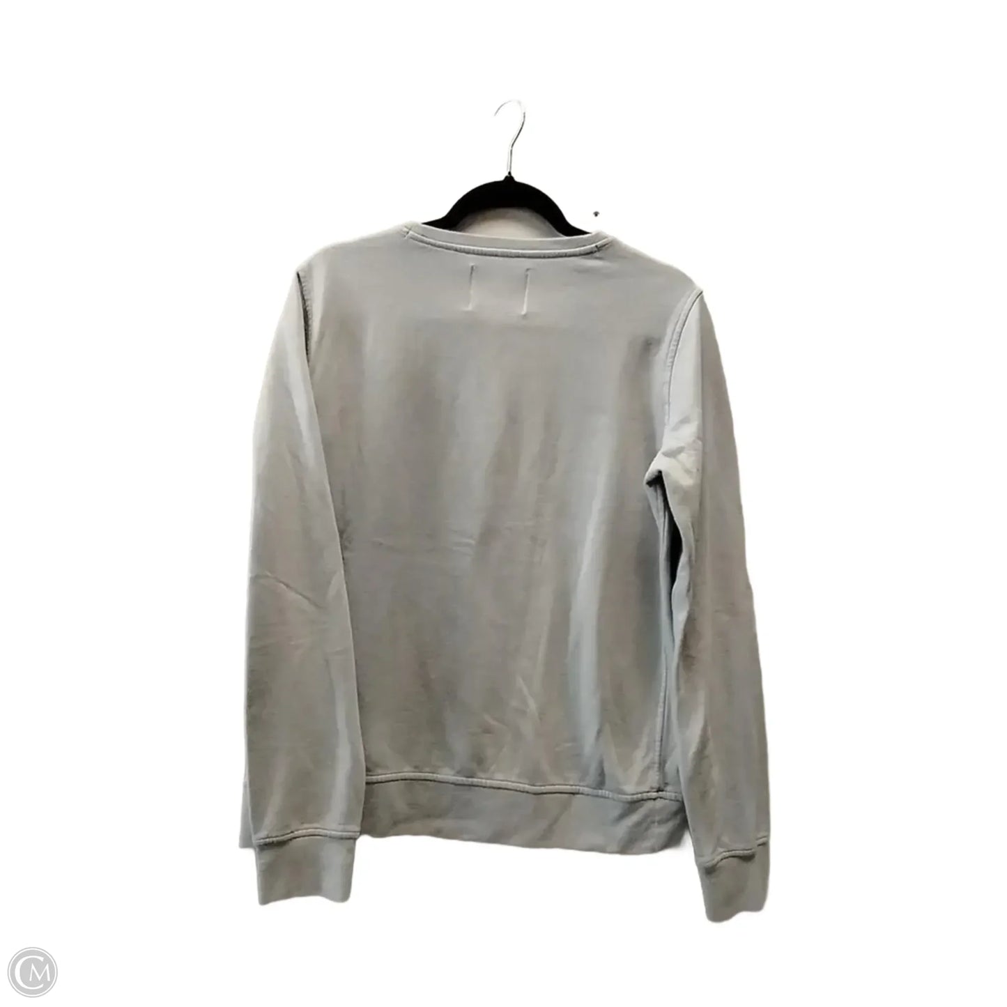 Sweatshirt Crewneck By Victorias Secret In Grey, Size: M