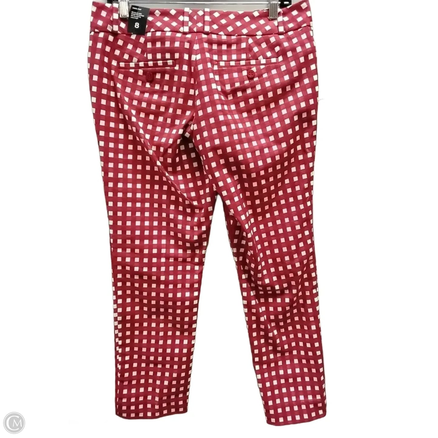 Pants Cropped By Limited In Checkered Pattern, Size: 8