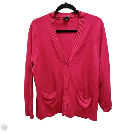 Sweater Cardigan By Torrid In Red, Size: L