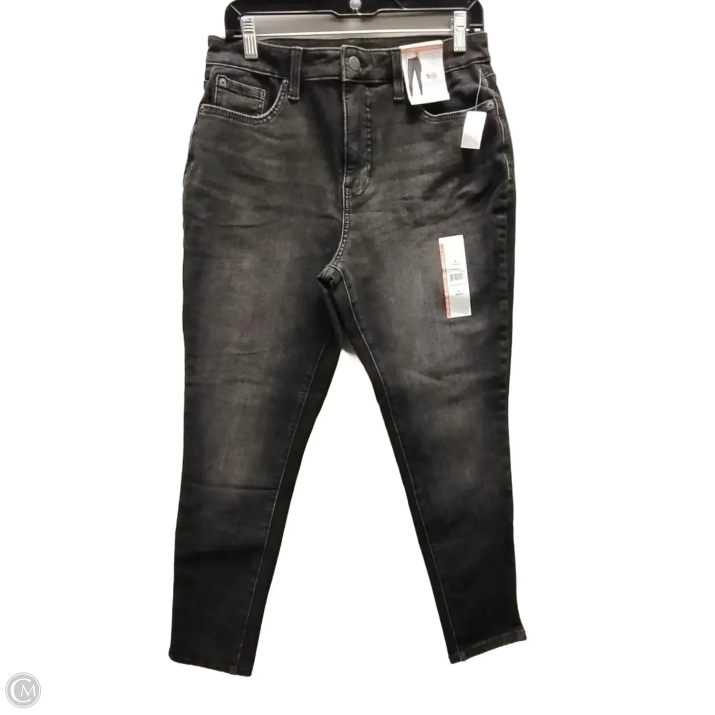 Jeans Straight By Time And Tru In Black, Size: 8
