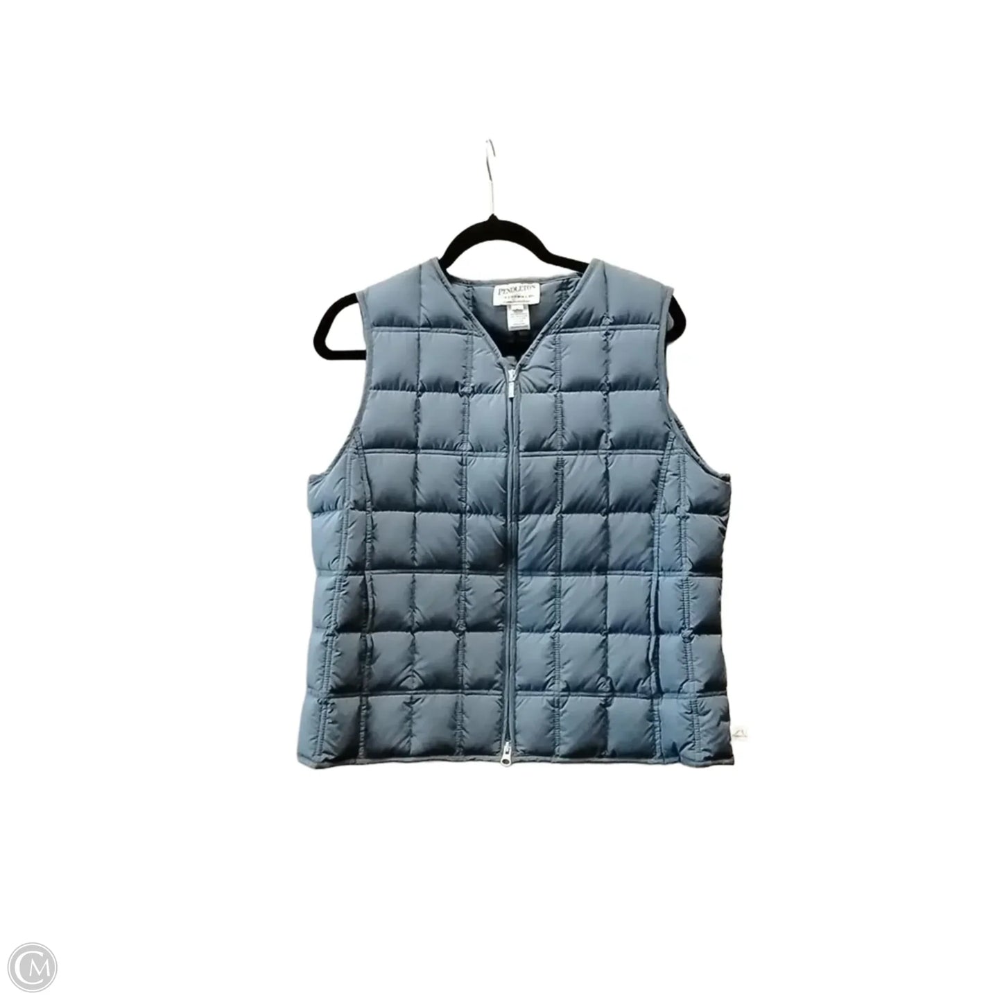 Vest Puffer & Quilted By Pendleton In Blue, Size: L