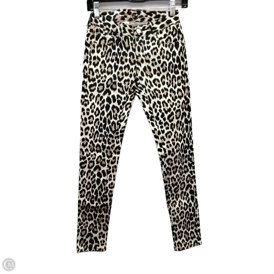 Jeans Designer By Kate Spade In Leopard Print, Size: 00