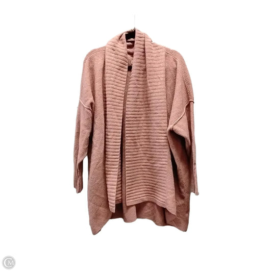 Sweater Cardigan By Knox Rose In Pink, Size: L